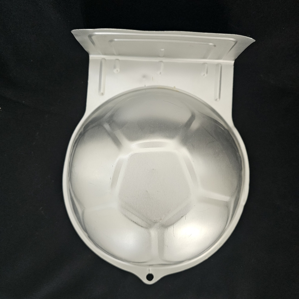 Half soccer ball cake pan